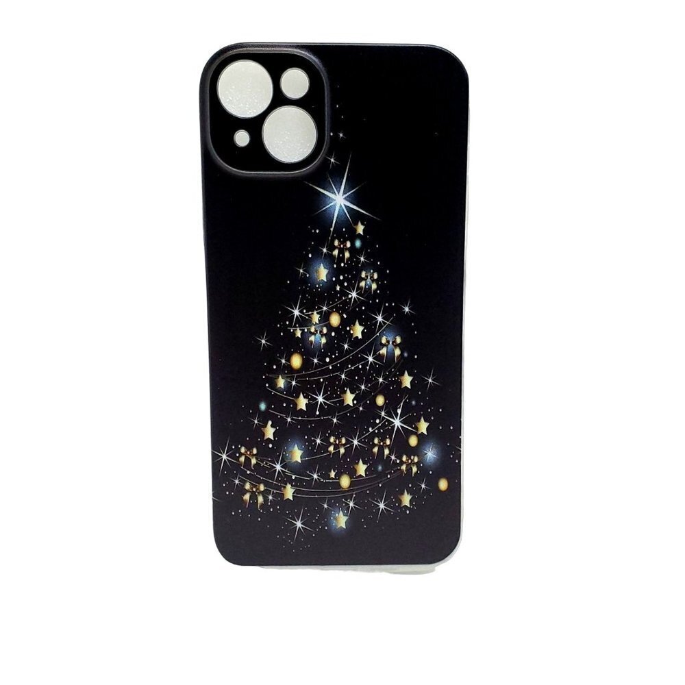 Iphone 14 Plus Lighted Tree Black Background Phone Case